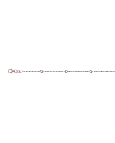 18CT R/G DIAMONDS BTM 3pt/18cm